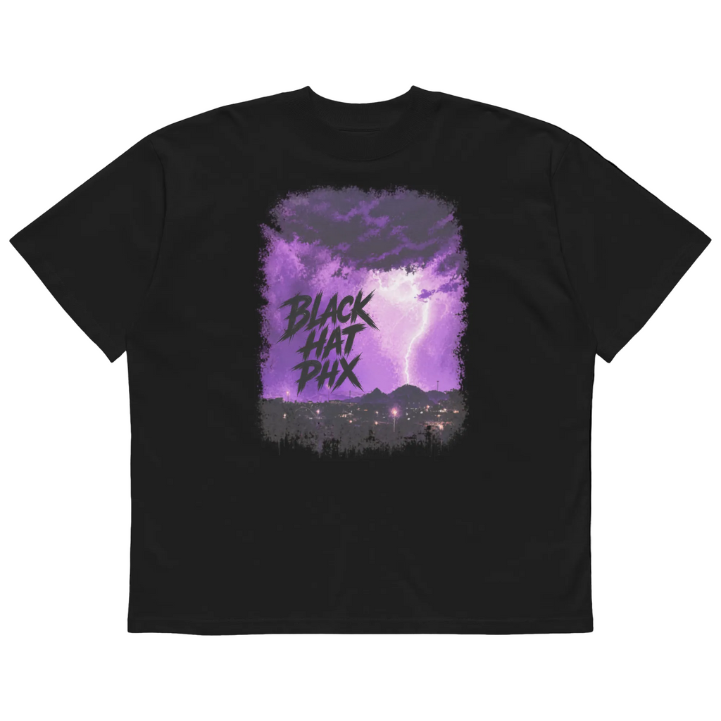 The Lightning Strike | Oversized Pump Cover Tee