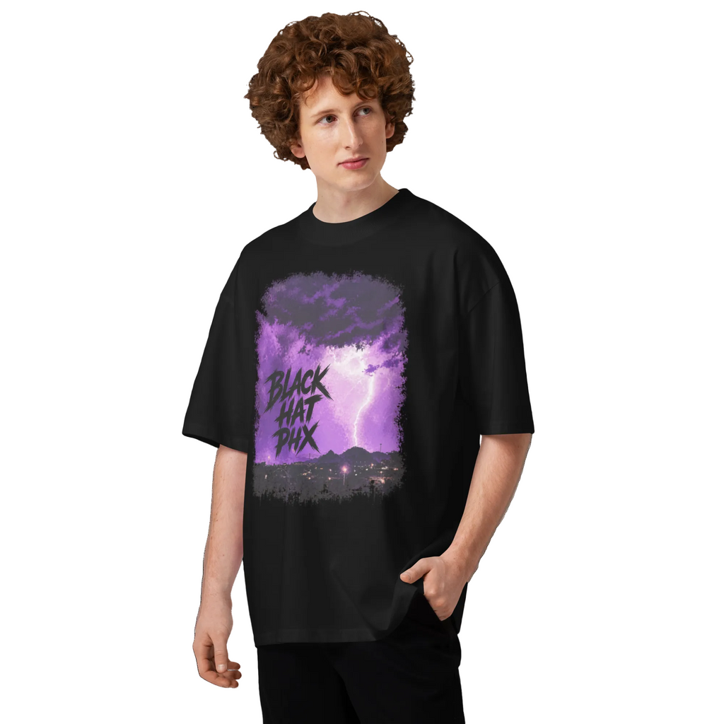 The Lightning Strike | Oversized Pump Cover Tee